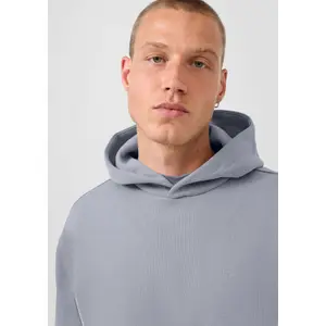 Hooded sweatshirt with embroidered logo QS Emmvee image-3