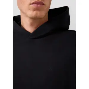 Hooded sweatshirt with embroidered logo QS Emmvee image-3