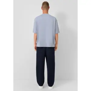 Loose Fit Fleece Jogging Trousers QS image-4