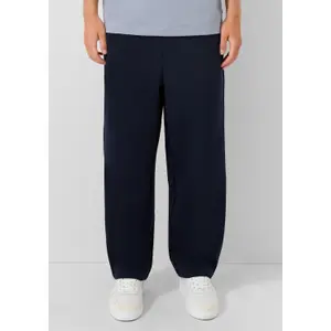 Loose Fit Fleece Jogging Trousers QS image-6