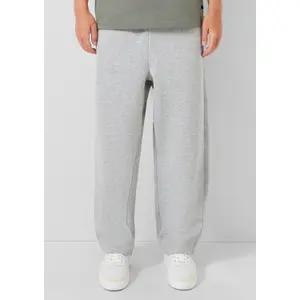 Loose Fit Fleece Jogging Trousers QS image-6