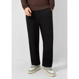 Loose Fit Fleece Jogging Trousers QS image-6