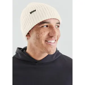Chunky Knit Beanie with Logo QS image-2