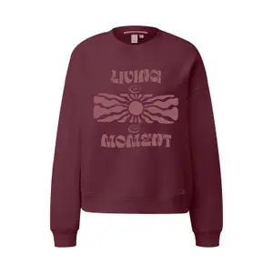 Loose Trendy Print Sweatshirt for Women QS image-0