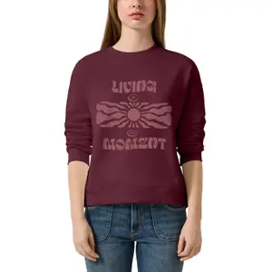 Loose Trendy Print Sweatshirt for Women QS image-2