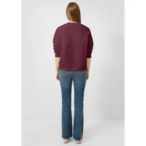 Loose Trendy Print Sweatshirt for Women QS image-4