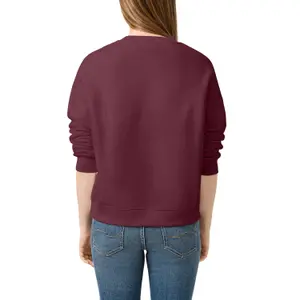 Loose Trendy Print Sweatshirt for Women QS image-5