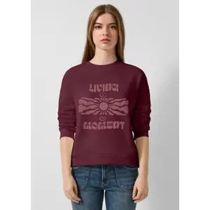 Loose Trendy Print Sweatshirt for Women QS image-6