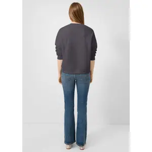 Loose Trendy Print Sweatshirt for Women QS image-4