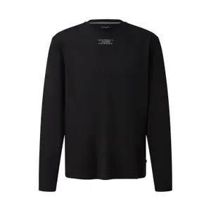 Long Sleeve T-Shirt with Small Front Print QS image-0