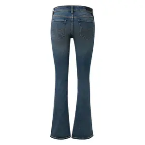 Mid-Rise Stretch Flare Jeans for Women QS Catie image-1