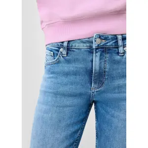 Modern Mid-Rise Bootcut Jeans for Women QS image-3