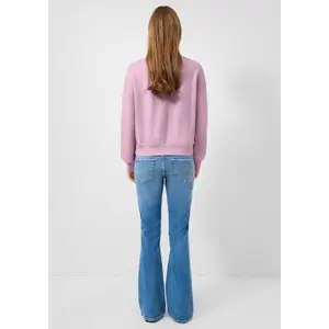 Modern Mid-Rise Bootcut Jeans for Women QS image-4
