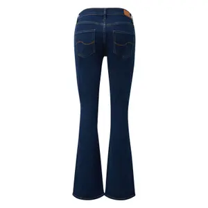 Modern Mid-Rise Bootcut Jeans for Women QS image-1