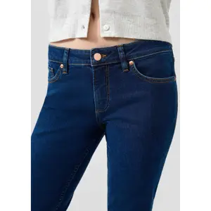 Modern Mid-Rise Bootcut Jeans for Women QS image-3