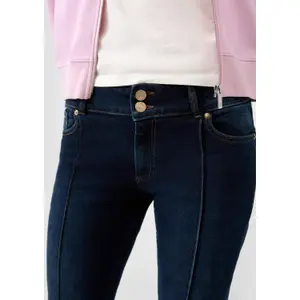 Casual Trendy Bootcut Jeans for Women QS image-3