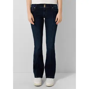 Casual Trendy Bootcut Jeans for Women QS image-6