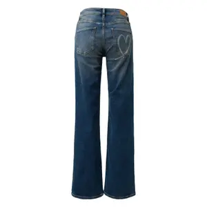 Wide Leg Jeans with Flattering Fit Women's QS image-1