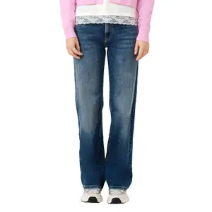 Wide Leg Jeans with Flattering Fit Women's QS image-2