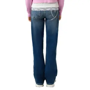 Wide Leg Jeans with Flattering Fit Women's QS image-5