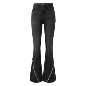 High-Waisted Regular Jeans with Bohemian Style and Vintage Look for Women QS Reena image-0