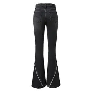 High-Waisted Regular Jeans with Bohemian Style and Vintage Look for Women QS Reena image-1