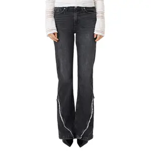 High-Waisted Regular Jeans with Bohemian Style and Vintage Look for Women QS Reena image-2