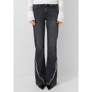 High-Waisted Regular Jeans with Bohemian Style and Vintage Look for Women QS Reena image-6