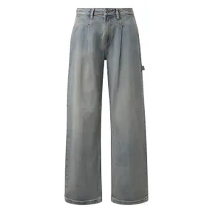 High-waisted wide-leg jeans for women QS image-0