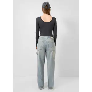 High-waisted wide-leg jeans for women QS image-4