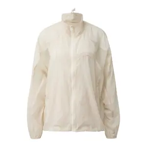Slightly Sheer Chiffon Inserts Women's Jacket QS image-0