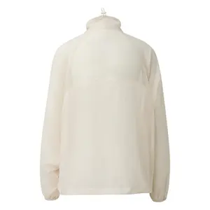 Slightly Sheer Chiffon Inserts Women's Jacket QS image-1