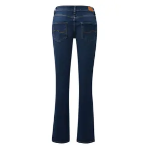 Women's Straight Jeans with Authentic Worn Effect QS Catie image-1