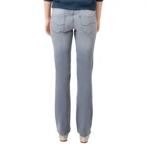 Women's Straight Jeans with Authentic Worn Effect QS Catie image-5