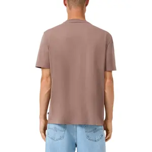 T-shirt Basic με στρογγυλή λαιμόκοψη και εκτυπωμένο λογότυπο QS image-5