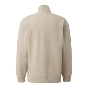 Zip Neck Sweatshirt with Original Print QS image-1