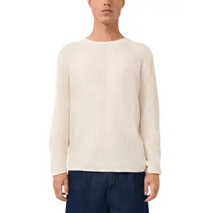 Textured Knit Pull with Rolled Hem QS Regular Fit image-2