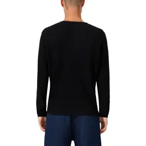 Textured Knit Pull with Rolled Hem QS Regular Fit image-5