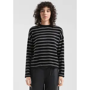 Soft Striped Chenille Knit Jumper Women QS Loose Fit image-6