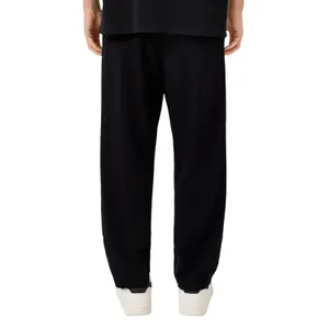 Straight Pleated Trousers in Washed Fabric QS image-5