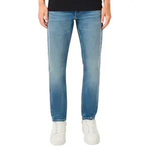 Mid-Rise Slim Jeans with Casual and Modern Fit QS image-2
