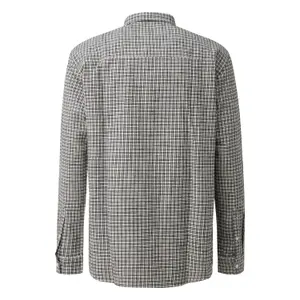 Classic Long Sleeve Shirt in Brushed Fabric QS image-1