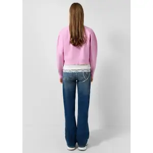 Short Cardigan with Drop Shoulders for Women QS image-4