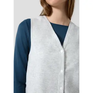 Short Sleeve Buttoned Cardigan for Women QS image-3