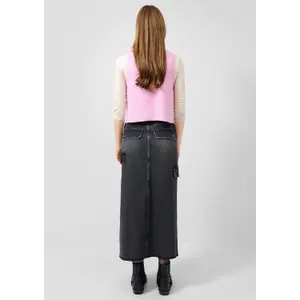 Short Sleeve Buttoned Cardigan for Women QS image-4