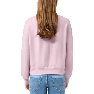 Soft Fleece Sweatshirt with Original Print Women's QS image-5