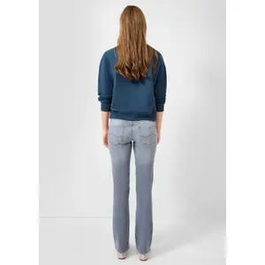 Soft Fleece Sweatshirt with Original Print Women's QS image-4