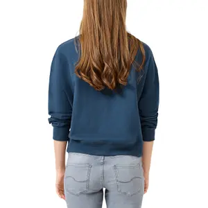 Soft Fleece Sweatshirt with Original Print Women's QS image-5