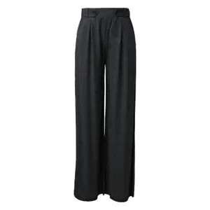 High-Waisted Jersey wide Leg Trousers for Women QS image-0
