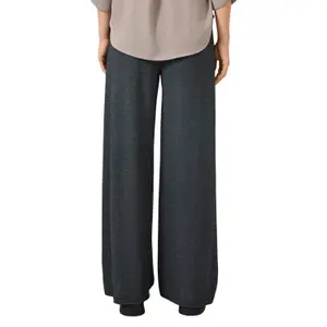 High-Waisted Jersey wide Leg Trousers for Women QS image-5